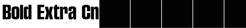 Bold Extra Cn字体转换